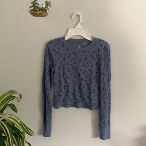 PacSun blue long sleeve top